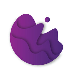 Abstract Marble Waves Acrylic Background. Gray Orange Marbling Texture. Agate Ripple Pattern.