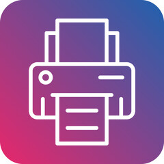 Vector Design Printer Icon Style