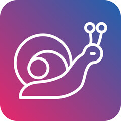 Vector Design Snail Icon Style
