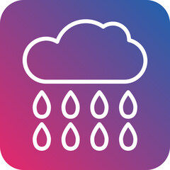 Vector Design Raining Icon Style