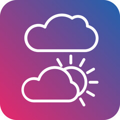 Vector Design Cloudy Icon Style