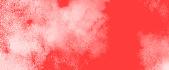 abstract red powder explosion on black background. abstract red powder splatted on black background. Freeze motion of red powder exploding.