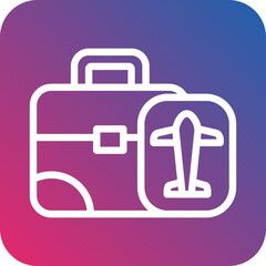 Fototapeta premium Vector Design Business Trip Icon Style
