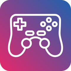 Vector Design Gamepad Icon Style