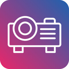Fototapeta premium Vector Design Projector Icon Style