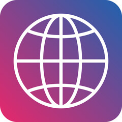 Vector Design Globe Icon Style