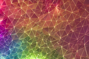 abstract background with lights ai generative