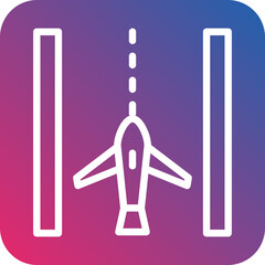 Vector Design Runway Icon Style