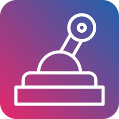 Vector Design Control Lever Icon Style