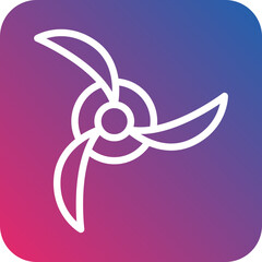 Vector Design Propeller Icon Style