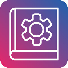 Vector Design Management Learning Icon Style