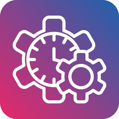 Vector Design Time Management Icon Style