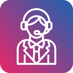 Vector Design Customer Service Icon Style