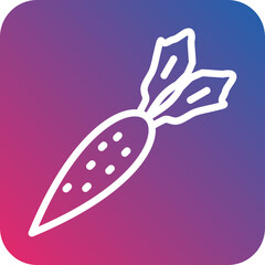 Vector Design Carrots Icon Style