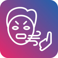Vector Design Bad Breath Icon Style