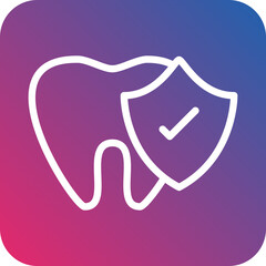 Vector Design Tooth Protection Icon Style