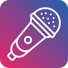 Vector Design Microphone Icon Style