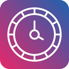 Vector Design Clock Icon Style