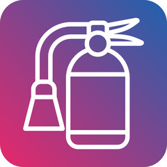 Vector Design Fire Extinguisher Icon Style