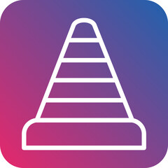 Vector Design Cone Icon Style