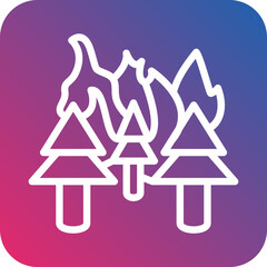 Vector Design Wildfire Icon Style
