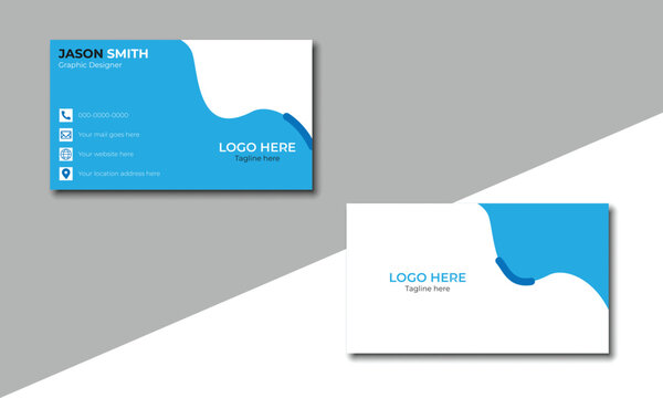 CREATIVE AND CORPORATE  NAME CARD- SIMPLE AND CLEAN BUSINESS CARD TEMPLATE