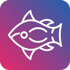 Vector Design Salmon Icon Style