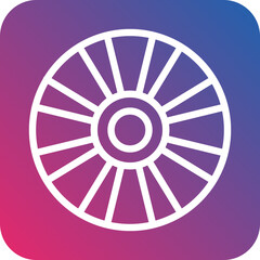 Vector Design Compact Disk Icon Style