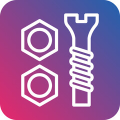 Vector Design Nut Icon Style