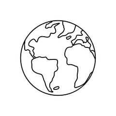 Planet icon vector. astronomy illustration sign. space symbol. science logo.