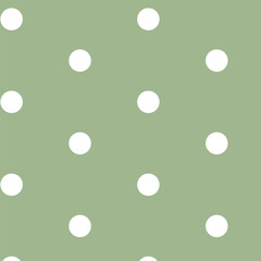 Vector seamless pattern. Polka dot background.