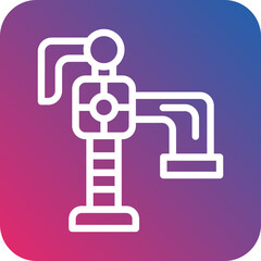 Vector Design Hand Pump Icon Style
