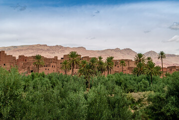 Fototapeta na wymiar landscape in the desert, Morocco 