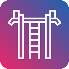 Vector Design Gym Hand Bar Icon Style