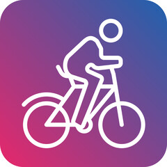 Naklejka premium Vector Design Cycling Icon Style