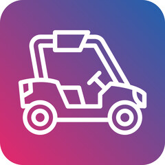 Vector Design Buggy Car Icon Style