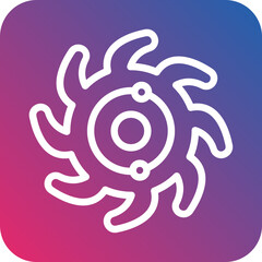 Vector Design Black Hole Icon Style