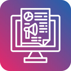 Vector Design Digital Campaign Icon Style