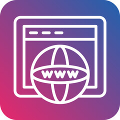 Vector Design Www Icon Style