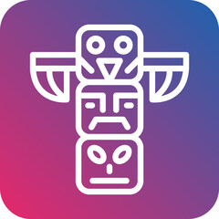 Vector Design Totem Icon Style