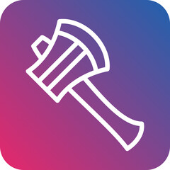 Vector Design Old Axe Icon Style