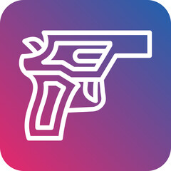 Vector Design Revolver Icon Style