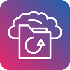 Vector Design Backup Icon Style