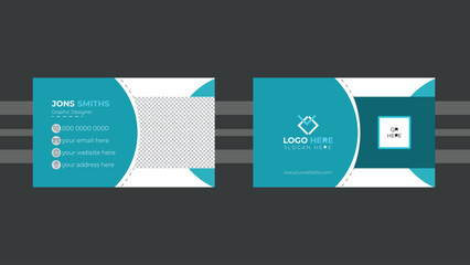 creative business card print template for corporate style.
