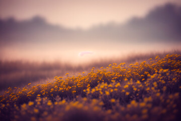 Obraz premium wild plant, concept art illustrtion. Generative ai.