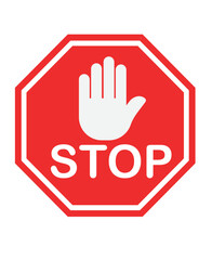 Vector Stop Sign Icon