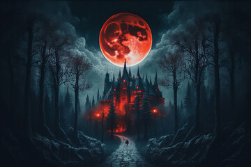 scary halloween background