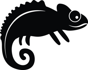 Iguana vector icon design. Animal flat icon.