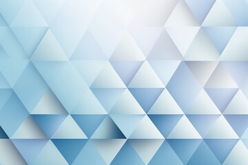 Baby blue & white abstract geometric background, generative AI