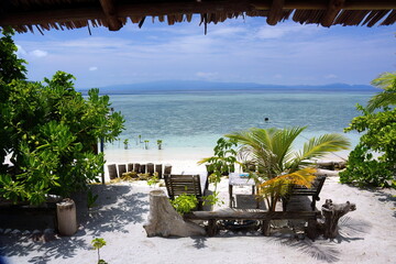 Beach landscape in Indonesia